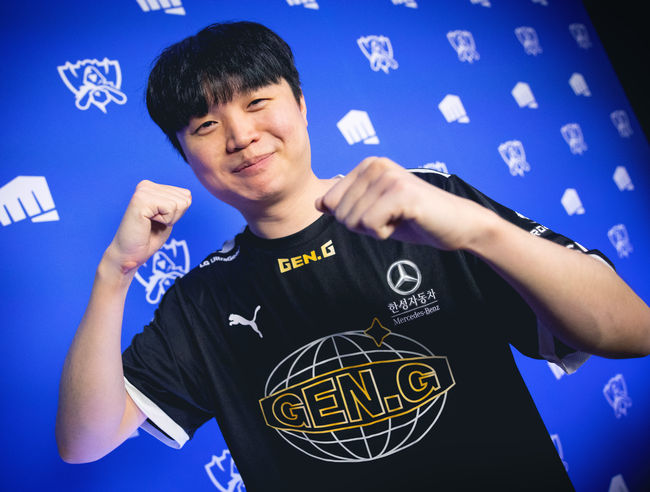 젠지 '비디디' 곽보성. /라이엇 게임즈 제공.