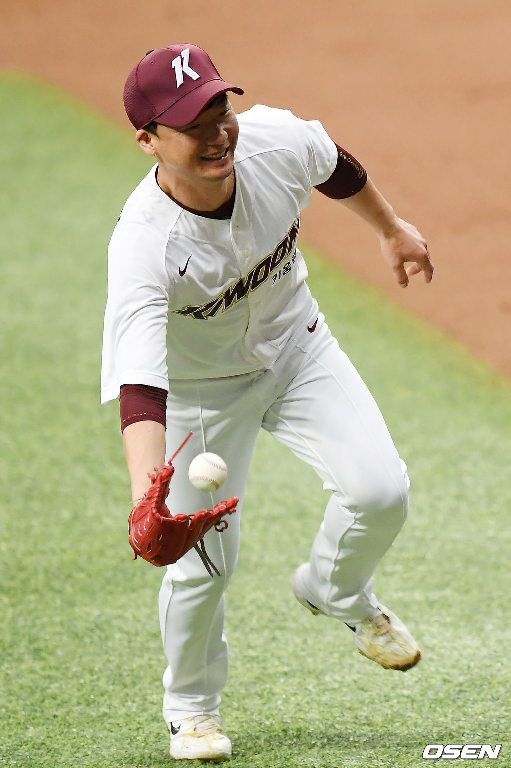 키움 오주원이 수비훈련을 하고 있다. 2021.02.15/rumi@osen.co.kr