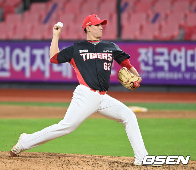 KIA 타이거즈 마무리 투수 정해영./OSEN DB