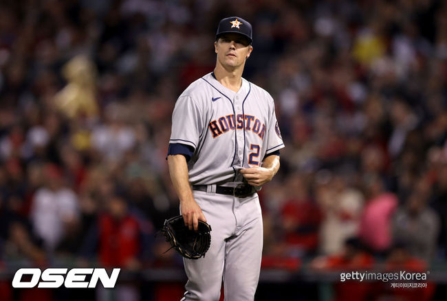 [사진] 2021년 10월 29일(한국시간) 휴스턴 투수 잭 그레인키 포함 아메리칸리그, 내셔널리그 각 포지션 골드글러브 최종 후보 명단이 나왔다.  ⓒGettyimages(무단전재 및 재배포 금지)