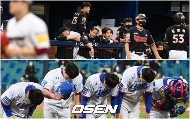 공동 1위 KT와 삼성이 29일 나란히 패배하면서 30일 최종전에서 우승팀이 가려지게 됐다./OSEN DB