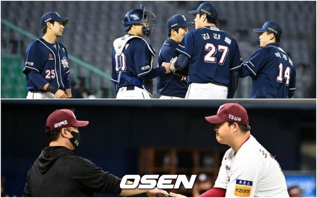 와일드카드 결정전 대진표도 30일 최종전 승패로 결정된다. 두산은 진출 확정. SSG와 키움이 마지막 5강 티켓을 경쟁한다./OSEN DB