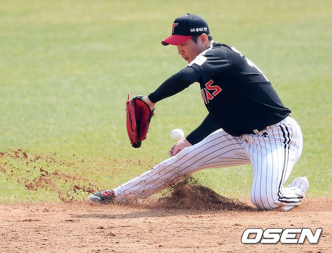 LG 트윈스 유격수 오지환./OSEN DB