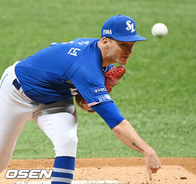 삼성 라이온즈 외국인 투수 데이비드 뷰캐넌 / OSEN DB