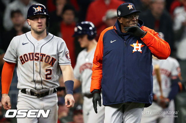 [사진] 휴스턴 알렉스 브레그먼, 더스티 베이커 감독 ⓒGettyimages(무단전재 및 재배포 금지)