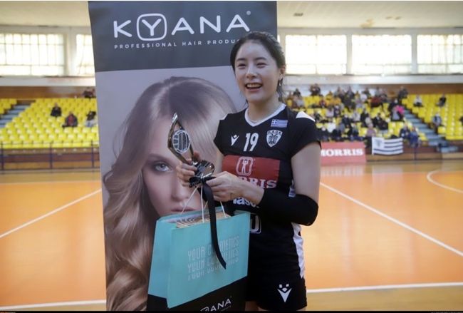 그리스리그 3라운드 MVP 이다영 / PAOK SNS 캡처