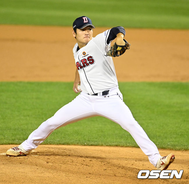 두산 베어스 투수 곽빈 / OSEN DB