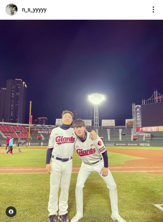 롯데 자이언츠 내야수 나승엽 인스타그램 캡처 