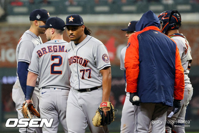 [사진] 휴스턴은 2021년 11월 3일(한국시간) 홈구장에서 월드시리즈 6차전을 치른다. 루이스 가르시아가 선발 등판할 것으로 보이고 있다. ⓒGettyimages(무단전재 및 재배포 금지)