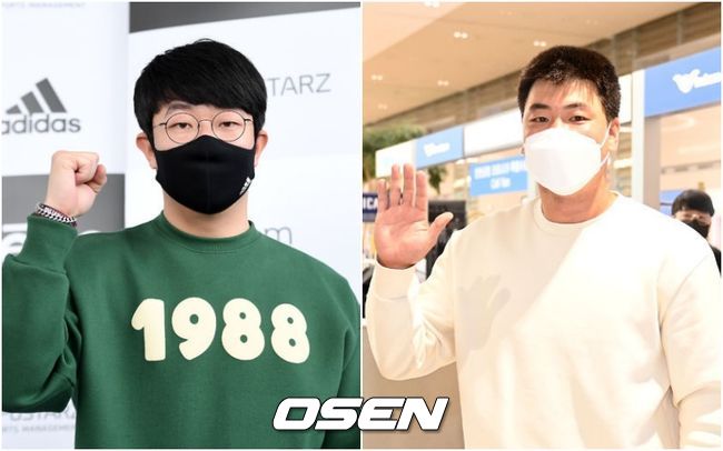 올해 메이저리그에서 활약한 양현종(왼쪽)과 김광현이 내년 KBO리그에서 나란히 뛰게 될 지 관심거리다./OSEN DB