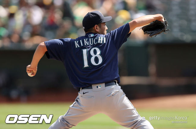 [사진] MLB.com은 2021년 11월 4일(한국시간) “시애틀 소속 올해 올스타 선발투수 기쿠치 유세이는 FA가 된다”는 소식을 전했다. ⓒGettyimages(무단전재 및 재배포 금지)