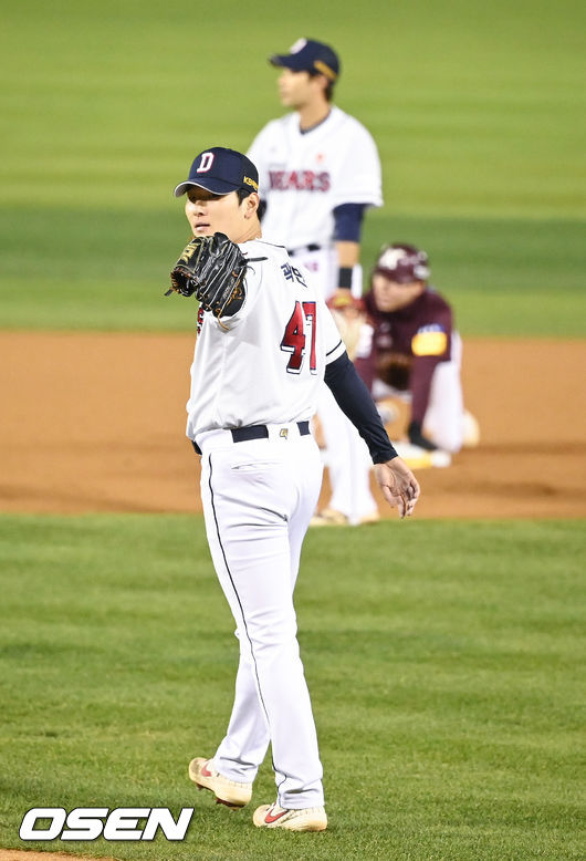 두산 베어스 투수 곽빈 / OSEN DB