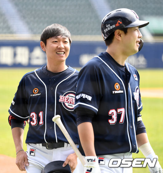 두산 정수빈(과) 박건우 / OSEN DB