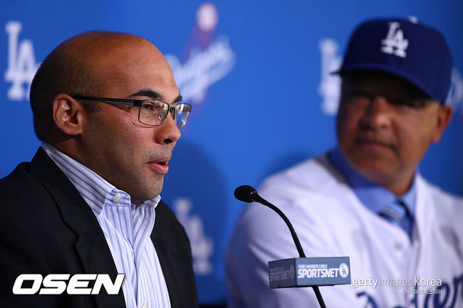 [사진] LA 다저스 단장 시절 파한 자이디 사장 ⓒGettyimages(무단전재 및 재배포 금지)