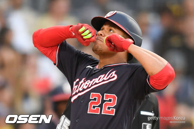 [사진] 후안 소토 ⓒGettyimages(무단전재 및 재배포 금지)