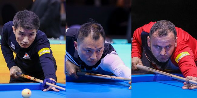 [사진]왼쪽부터 강자인, 정승일, 로빈슨 모랄레스 /파이브앤식스 제공