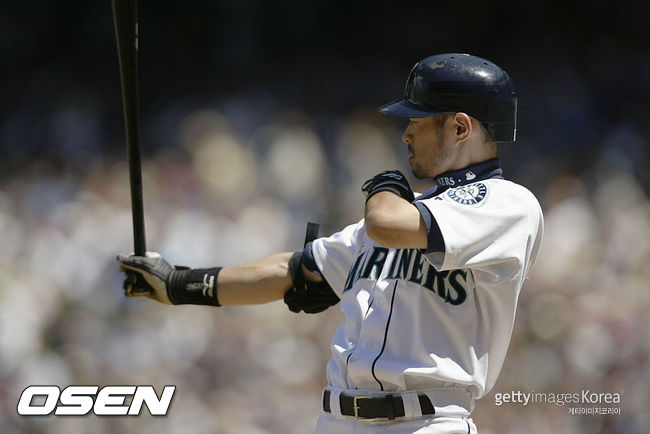 [사진] 시애틀 시절 스즈키 이치로 ⓒGettyimages(무단전재 및 재배포 금지)