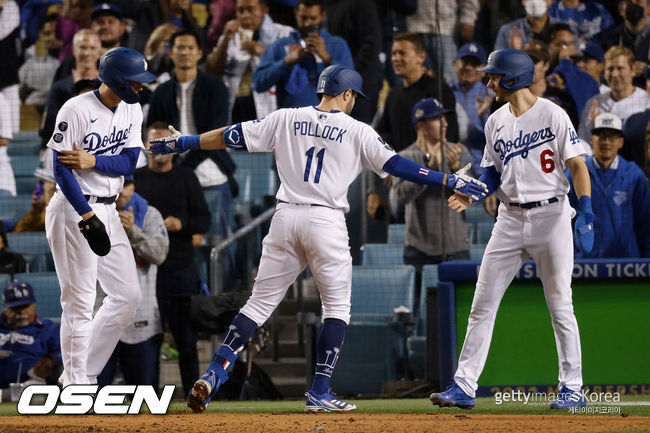 [사진] MLB 네트워크는 2021년 11월 12일(한국시간) 2021 실버 슬러거 각 포지션 수상자를 발표했다. 메이저리그 최고의 공격력을 보여준 타자들이 정해졌다. 다저스 선수는 0명. ⓒGettyimages(무단전재 및 재배포 금지)