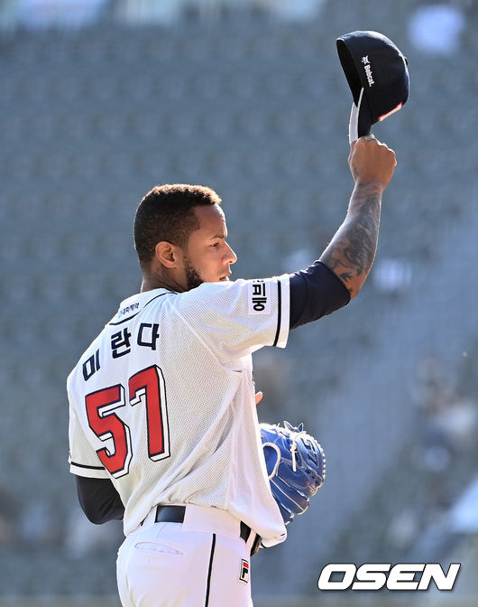 두산 베어스 외국인 투수 아리엘 미란다 / OSEN DB