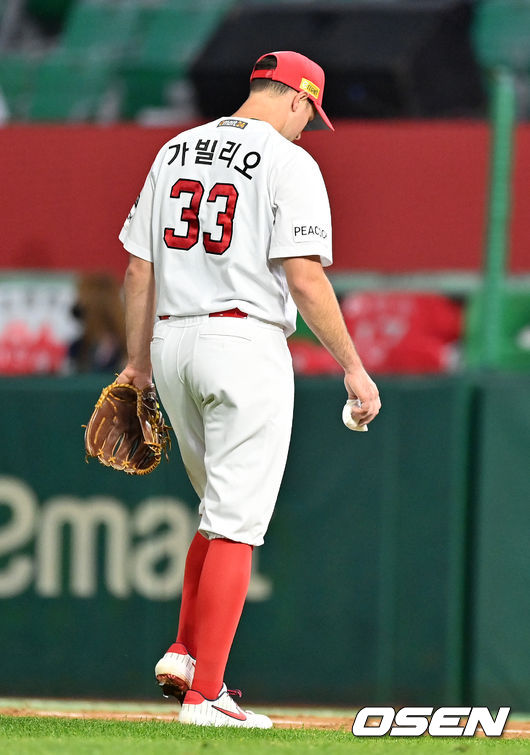 SSG 랜더스 외국인 투수로 뛰었던 샘 가빌리오. / OSEN DB