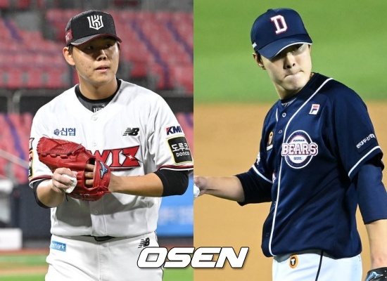 KT 소형준(좌)과 두산 최원준 / OSEN DB