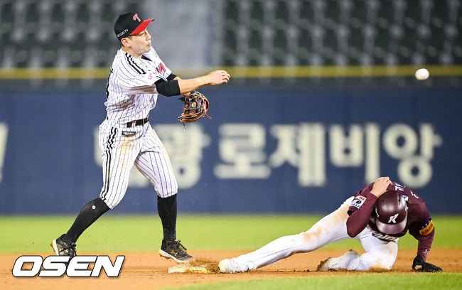 LG 서건창은 올 시즌 2루수로 1038⅓이닝을 출장했다. 2017년 이후 처음으로 수비 1000이닝을 기록했다. /OSEN DB