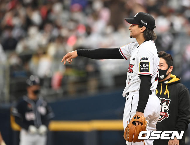 KT 위즈 외국인 투수 쿠에바스. / OSEN DB