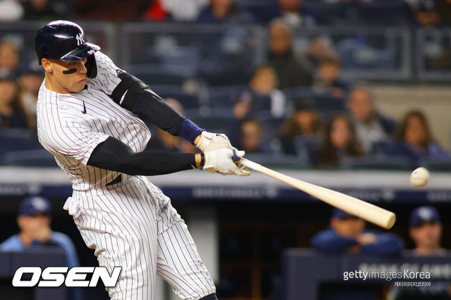 [사진] 뉴욕 양키스 애런 저지. ⓒGettyimages(무단전재 및 재배포 금지)