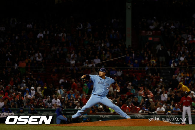 [사진] 토론토 블루제이스 류현진 ⓒGettyimages(무단전재 및 재배포 금지)