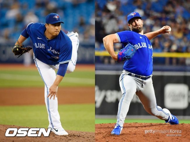 [사진] 메이저리그 사무국은 24일(한국시간) ALL-MLB 팀을 발표했다. 전문가 패널 투표 50%, 팬투표 50%가 반영된 ALL-MLB팀은 양대리그 통틀어 선발투수 5명, 구원투수 2명, 포수, 1루수, 2루수, 3루수, 유격수, 외야수 3명, 지명타자로 팀을 구성한다. 류현진 동료 선발 로비 레이가 선정됐다. ⓒGettyimages(무단전재 및 재배포 금지)