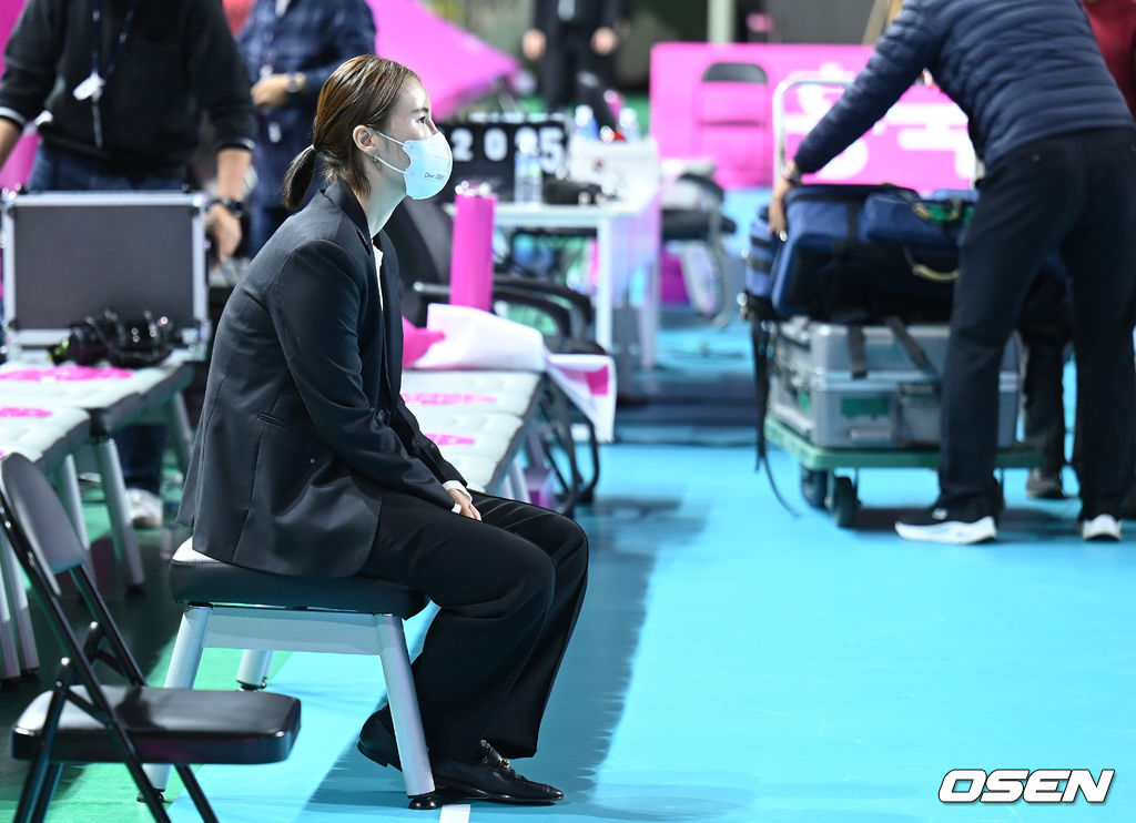 IBK기업은행 김사니 감독대행. /OSEN DB