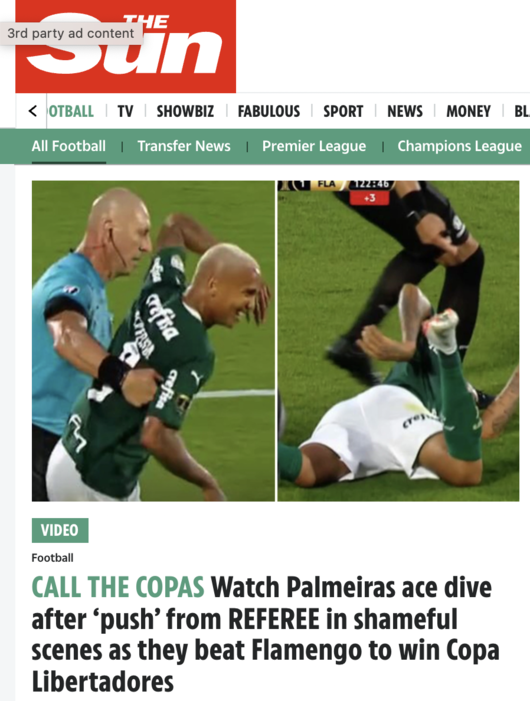 [사진] 더 선 홈페이지 캡쳐.