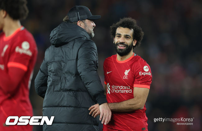 [사진] 모하메드 살라(오른쪽) / ⓒGettyimages(무단전재 및 재배포 금지)