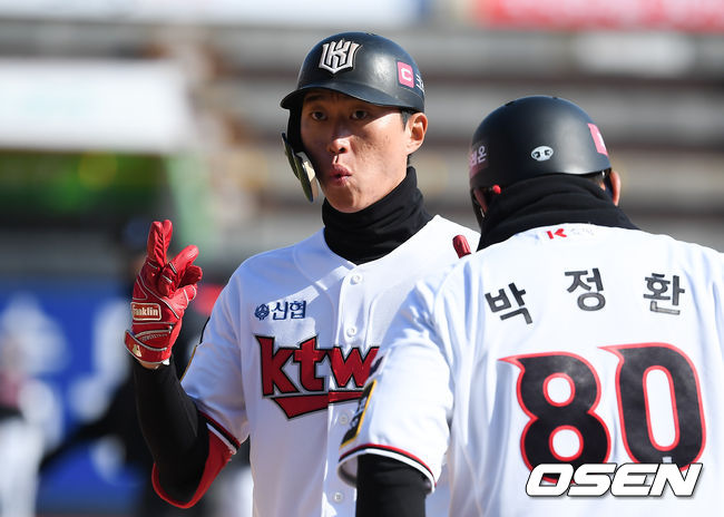 KT 위즈 시절의 박승욱 /OSEN DB