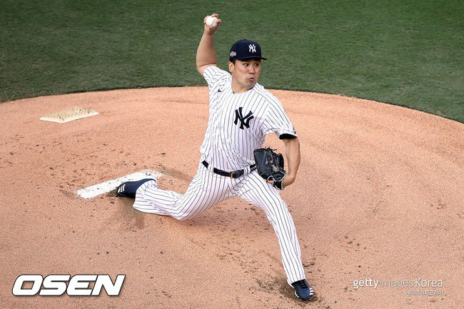 [사진] 뉴욕 양키스 시절의 다나카 마사히로. ⓒGettyimages(무단전재 및 재배포 금지)