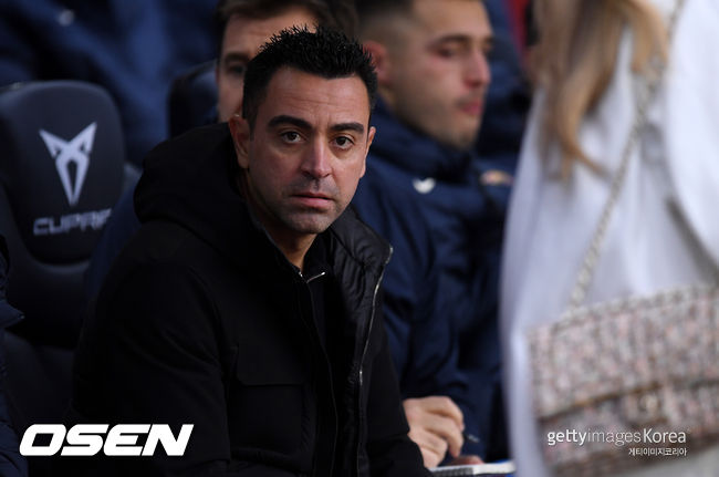 [사진] 사비 에르난데스 감독 / ⓒGettyimages(무단전재 및 재배포 금지)