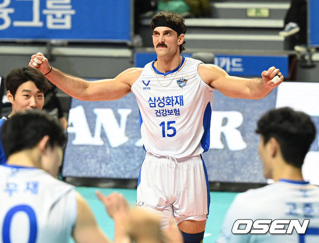 삼성화재 외국인 선수 러셀. / OSEN DB