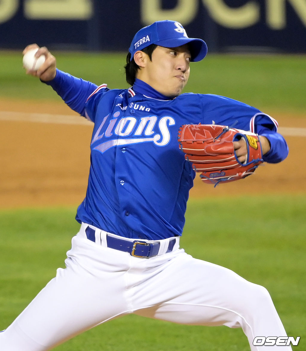 삼성 라이온즈 원태인. /OSEN DB