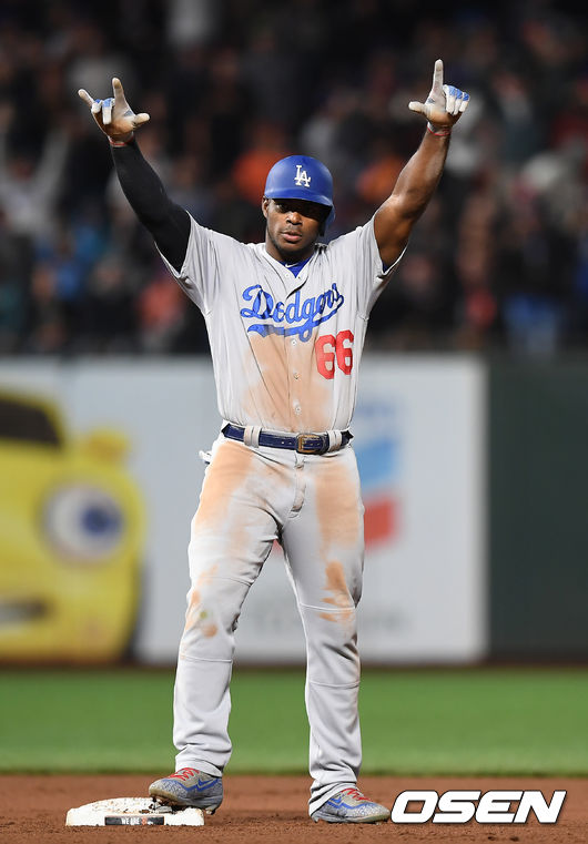 LA 다저스 시절 야시엘 푸이그 / OSEN DB