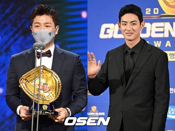 강민호-구자욱 / OSEN DB