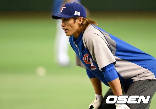 대만대표팀 시절 양다이강 /OSEN DB