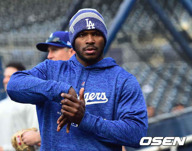 LA 다저스 시절 야시엘 푸이그 / OSEN DB