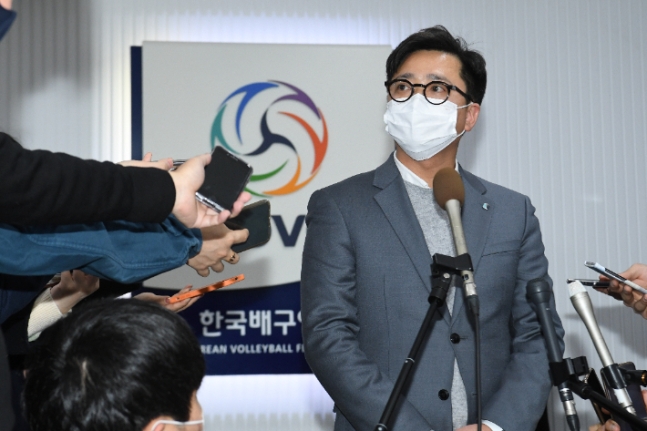 정민욱 IBK기업은행 사무국장. /KOVO 제공