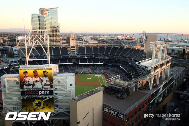 [사진] 샌디에이고 파드레스의 홈구장인 펫코 파크.ⓒGettyimages(무단전재 및 재배포 금지)