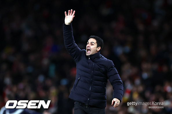 [사진] 미켈 아르테타 감독 / ⓒGettyimages(무단전재 및 재배포 금지)