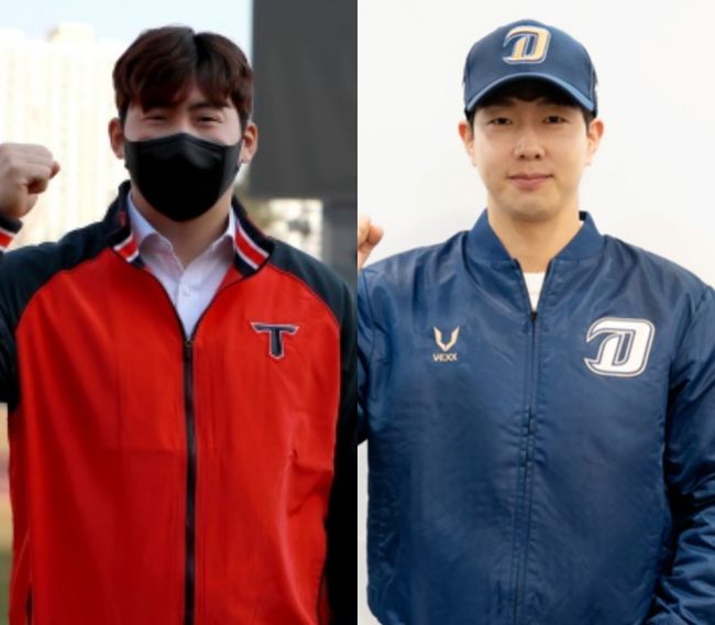 KIA 타이거즈 나성범(왼쪽), NC 다이노스 박건우. /KIA 타이거즈, NC 다이노스 제공