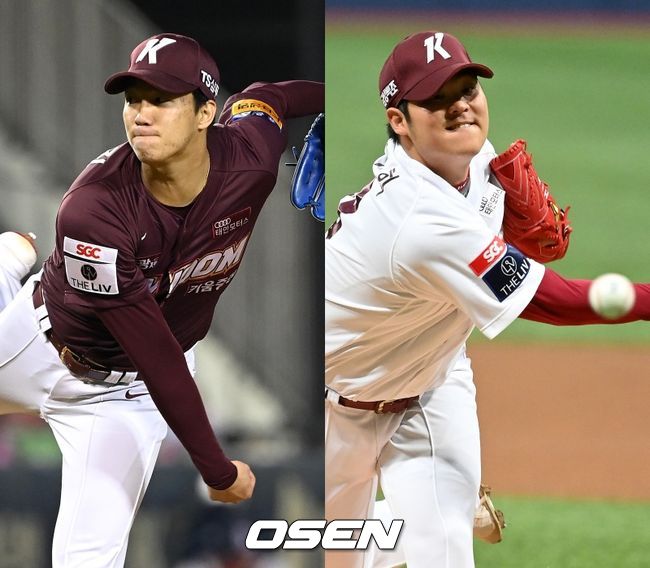 키움 히어로즈 안우진(왼쪽), 한현희. /OSEN DB