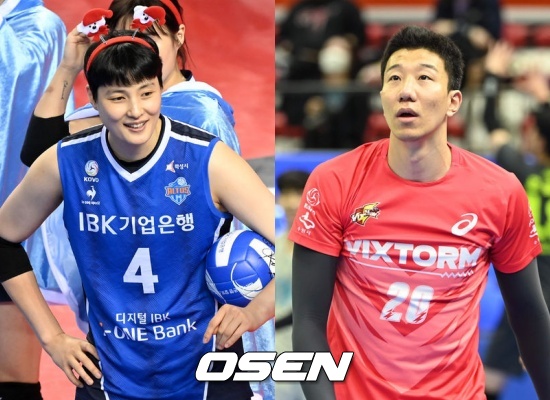 김희진(좌)과 신영석 / OSEN DB