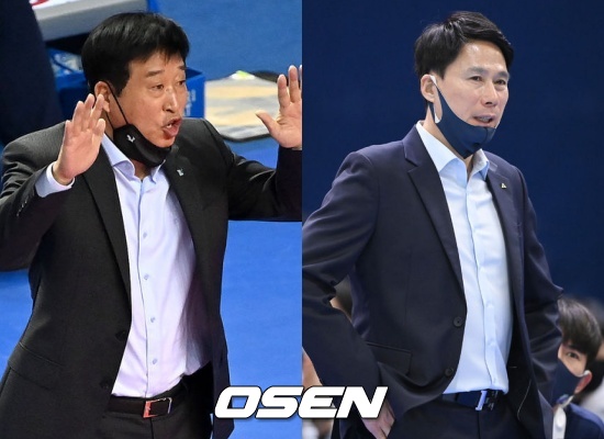 IBK기업은행 김호철 감독(좌)과 현대건설 강성형 감독 / OSEN DB