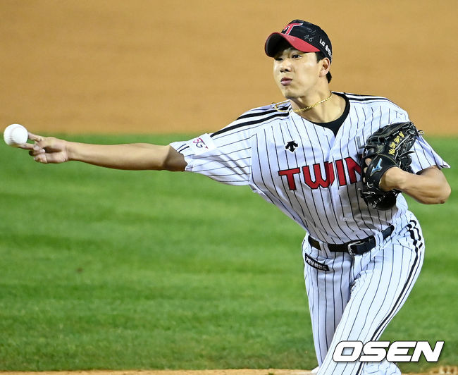 LG 투수 정우영. /OSEN DB